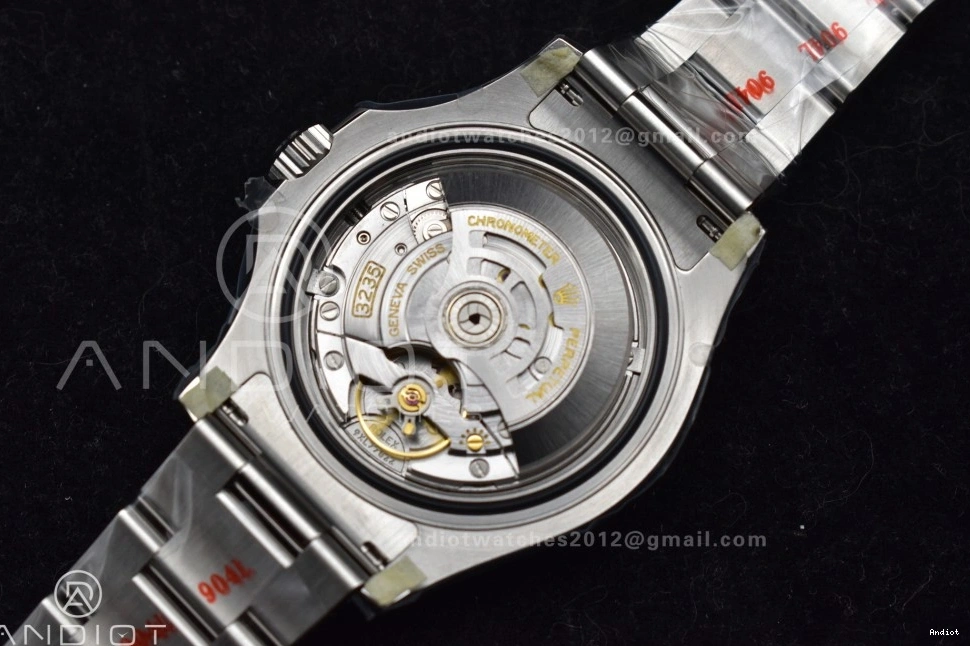 VR3235 on Edition Yacht-Master Bracelet 904L 126622 Clean SS Blue Best 1:1 Dial Steel 0307